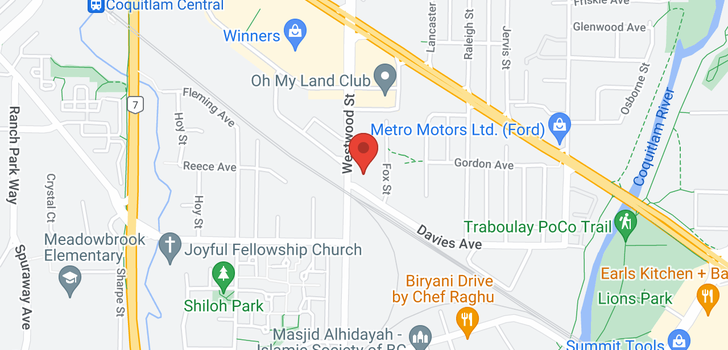 map of 34 3200 WESTWOOD STREET